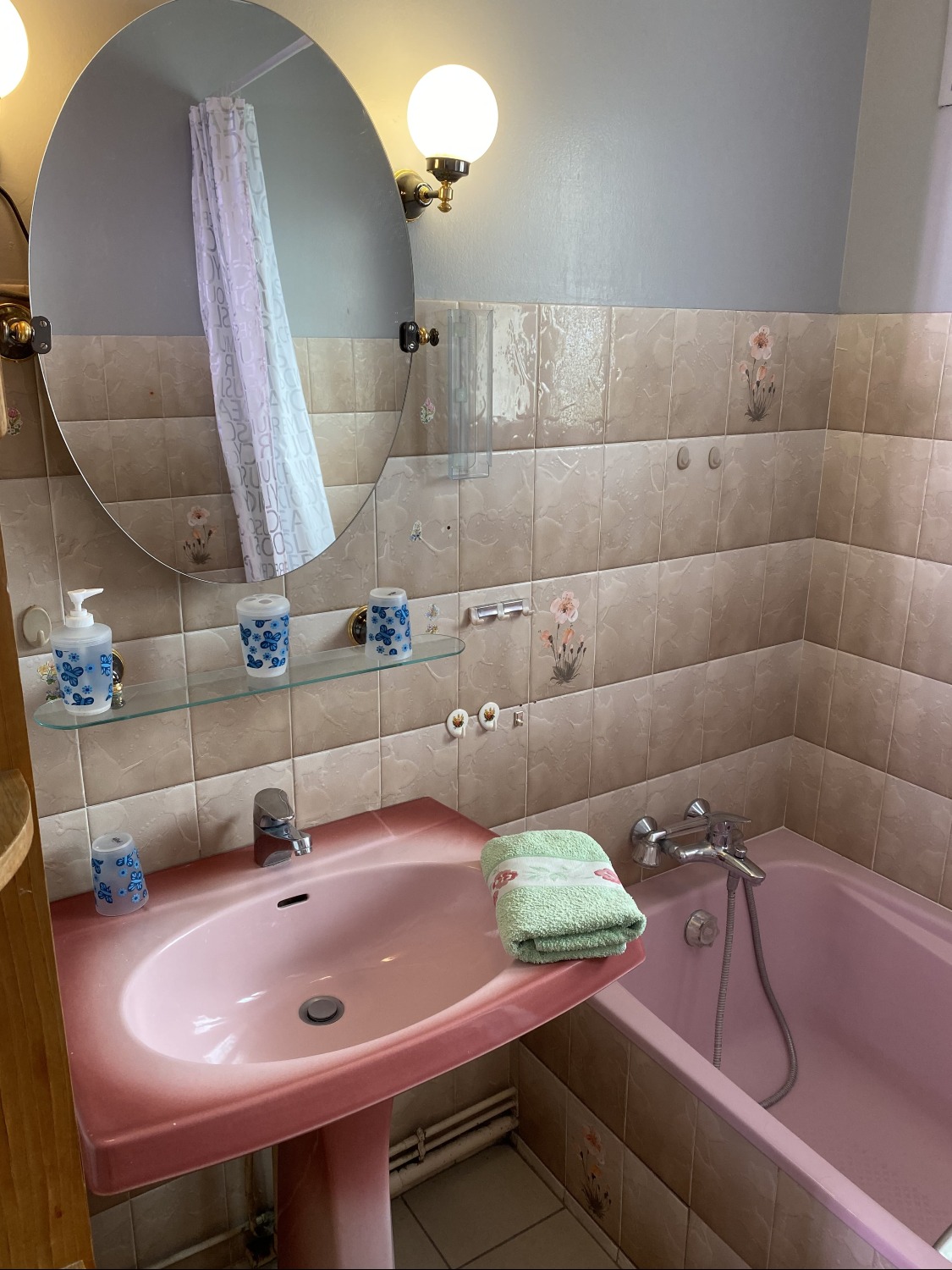 Salle de bain du gîte Marjorie